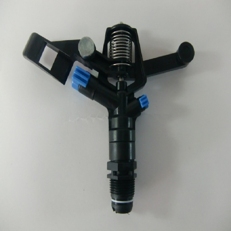 六分塑料全圓搖臂噴頭 草坪噴水設(shè)備 草坪噴灌噴頭 主副噴嘴